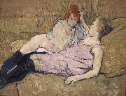 Henri de toulouse-lautrec, The Sofa